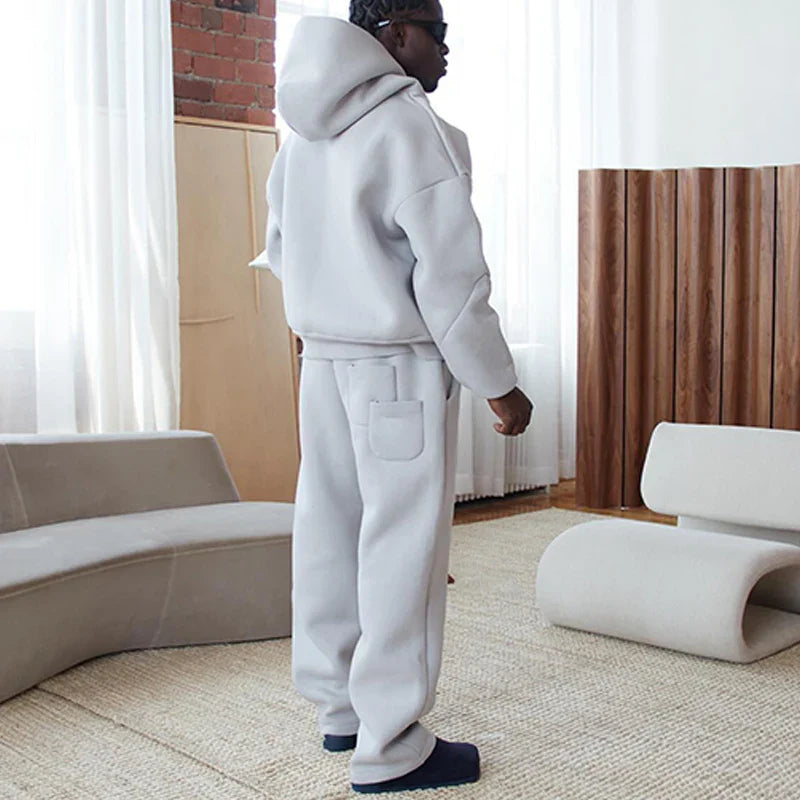 Oversized Hoodie Tracksuit Set for Men