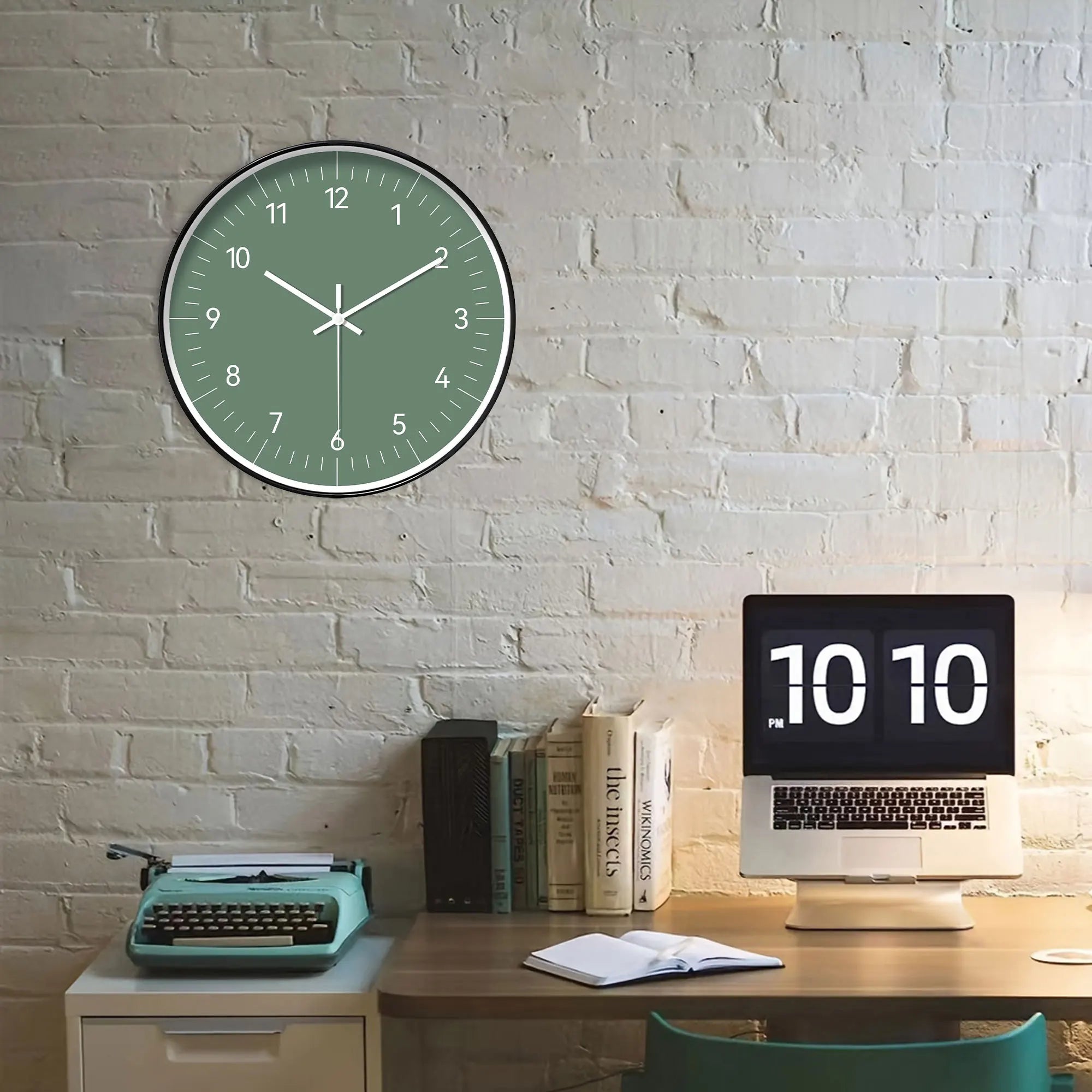 Minimalist Round Wall Clock | Quiet Movement Design