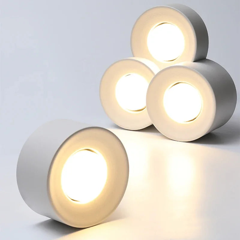 Nordic LED Ceiling Light | Cylindrical Spotlight Chandelier for Modern Interiors