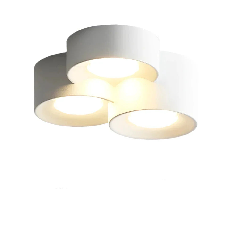 Nordic LED Ceiling Light | Cylindrical Spotlight Chandelier for Modern Interiors