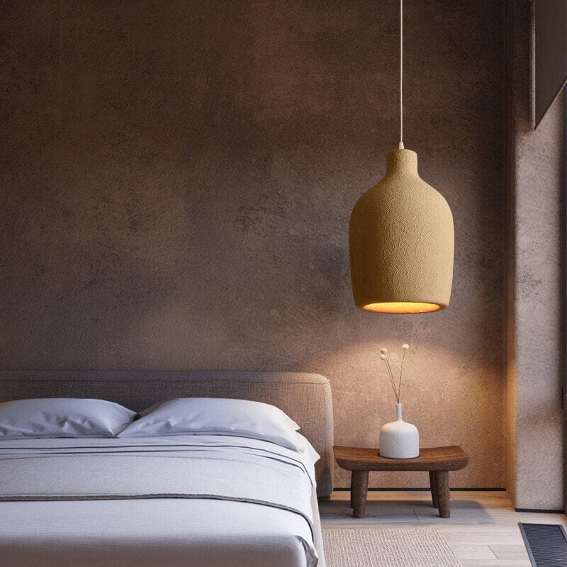 Home Resin Pendant Light | Wabi Style Hanging Ceiling Lamp