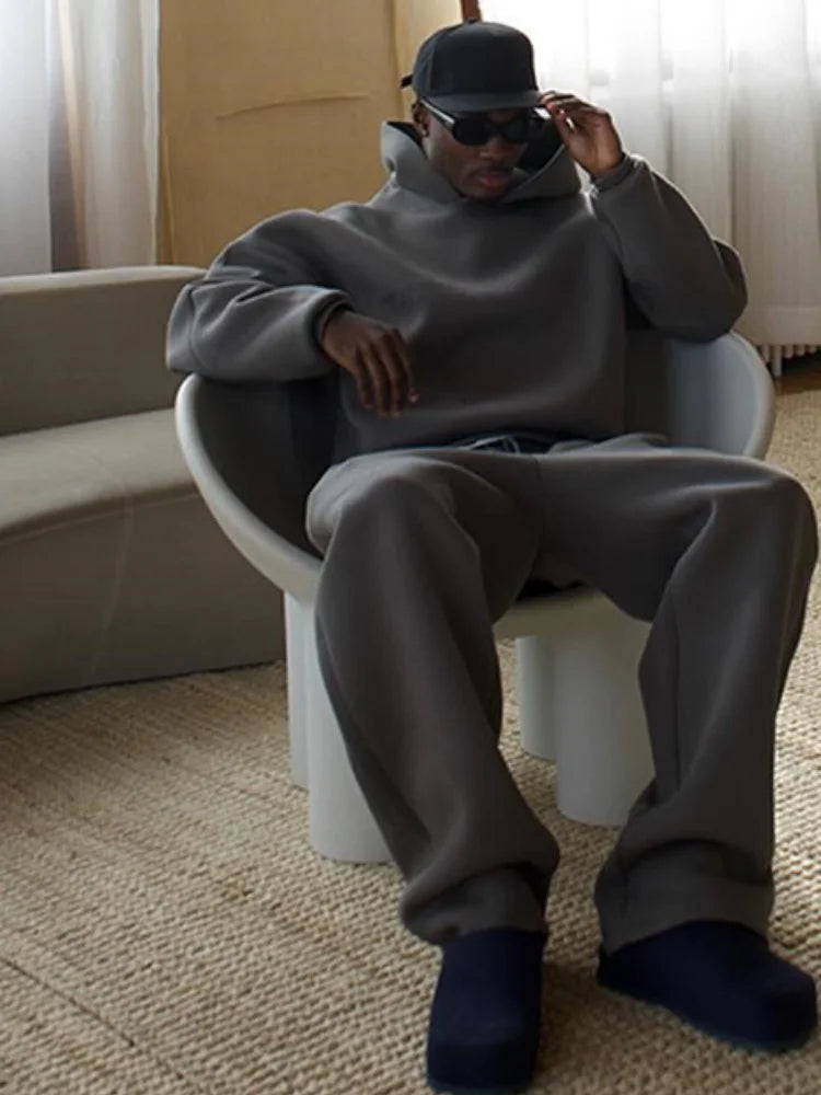 Men’s Oversized Hoodie Tracksuit | Urban Comfort Outfit