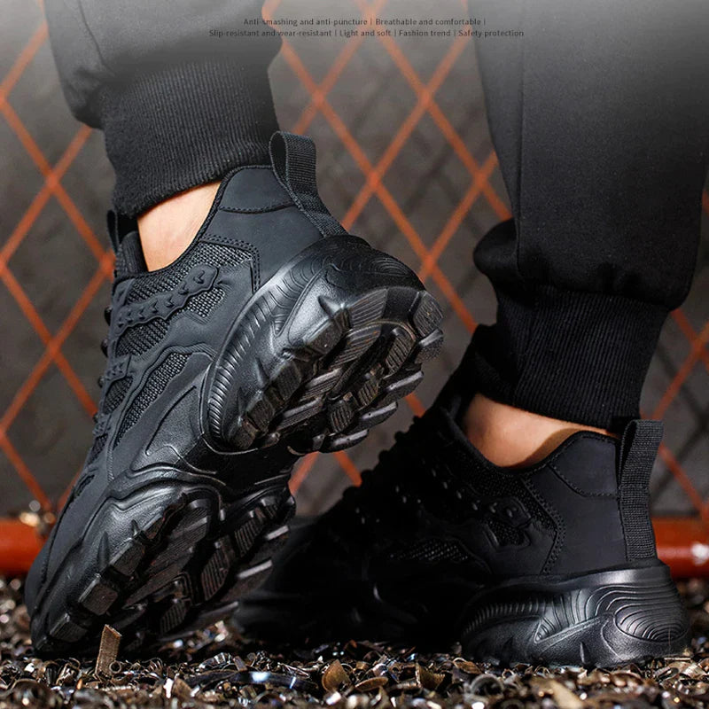 Steel Toe Safety Shoes | Durable Men’s Protective Work Footwear
