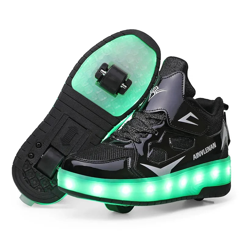 LichtRiders LED Roller Shoes | Light-Up Skates for Kids