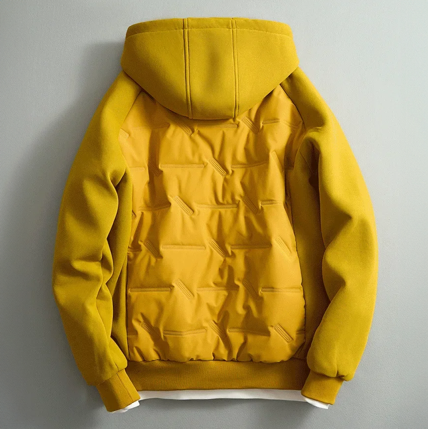 Men’s Hooded Jacket | Warm Puffer Style Jacket