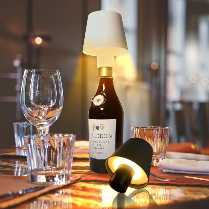 Wireless Bottle Table Lamp – Contemporary and Refined Lighting