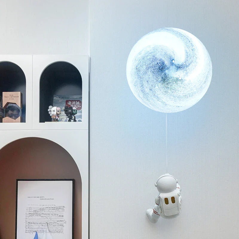 Astronaut Wall-Mounted Kids’ Bedside Lamp