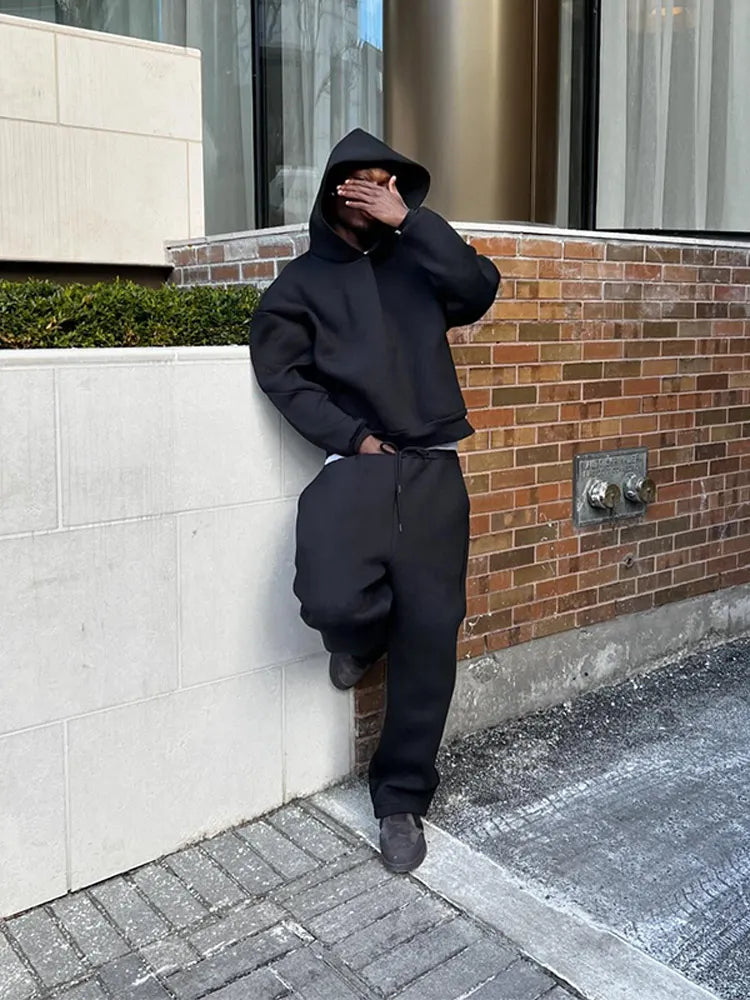 Men’s Oversized Hoodie Tracksuit | Urban Comfort Outfit