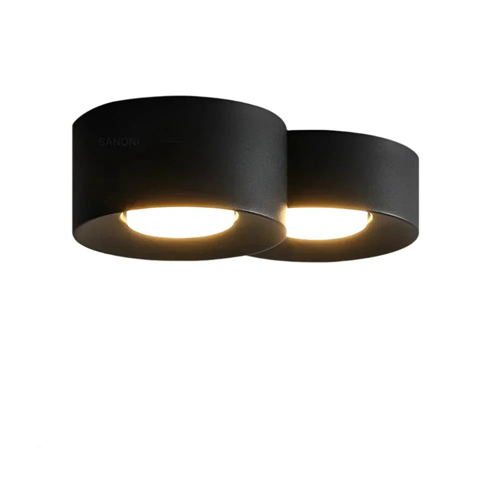 Nordic LED Ceiling Light | Cylindrical Spotlight Chandelier for Modern Interiors