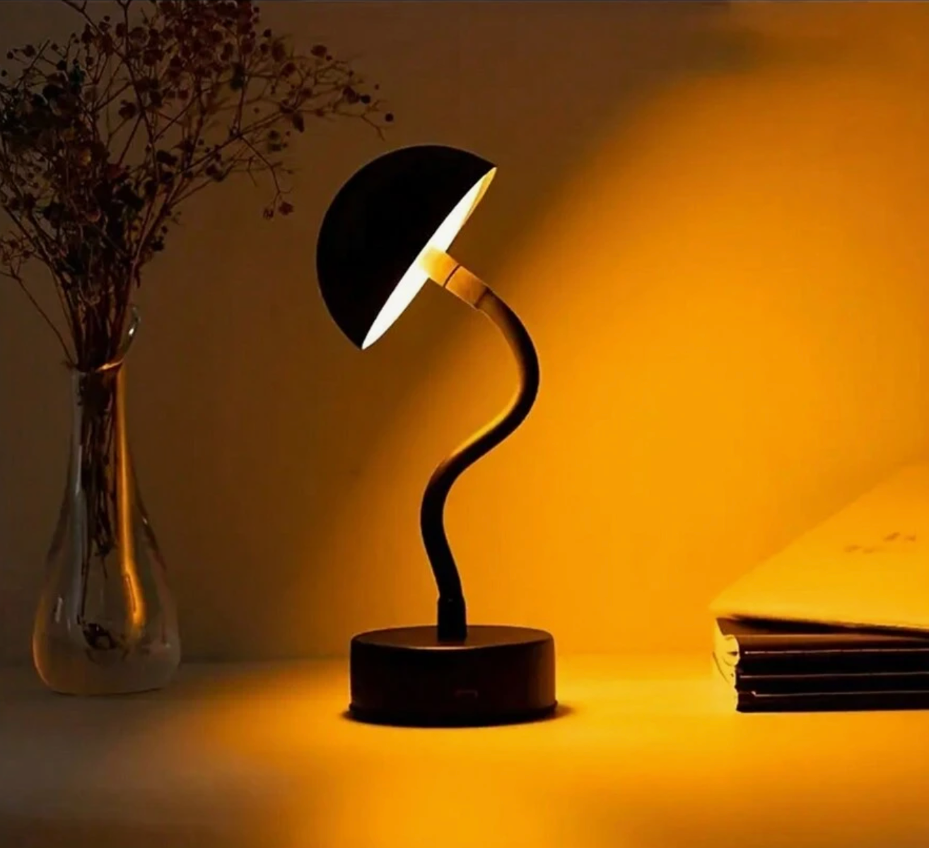 Cordless Dimmable LED Rechargeable Table Lamp - Modern via Touch | Living Room | Reading Lamp | Bedside Lamp