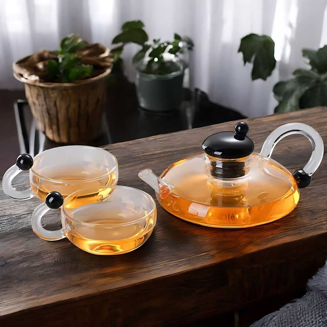 Sereno Filtration Teapot Set + Cups