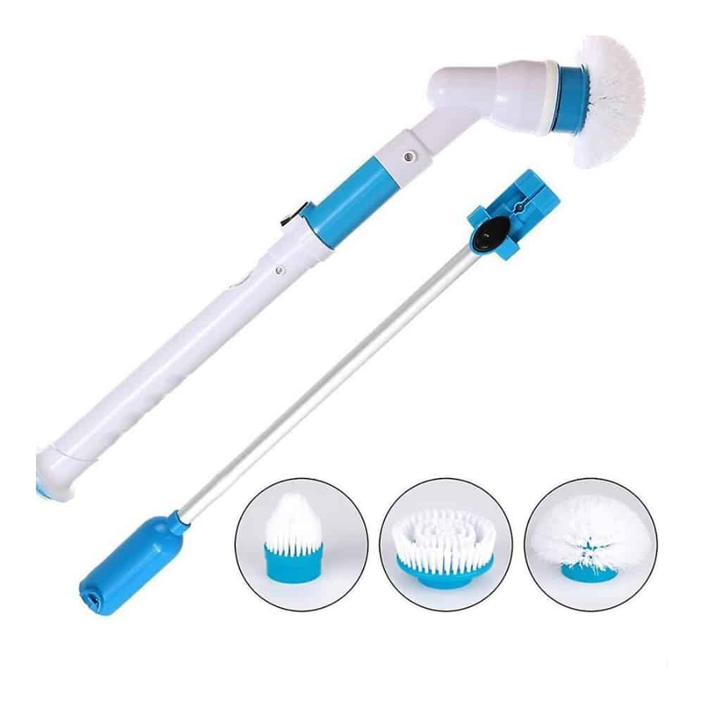 Electric Spin Scrubber with 3 Brush Heads – Cordless, Rechargeable & Versatile Cleaning Tool