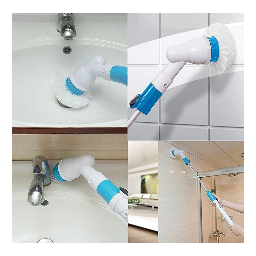 Electric Spin Scrubber with 3 Brush Heads – Cordless, Rechargeable & Versatile Cleaning Tool