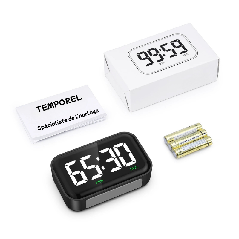 Digital Display Clock | Large LED Screen with Timer Mode