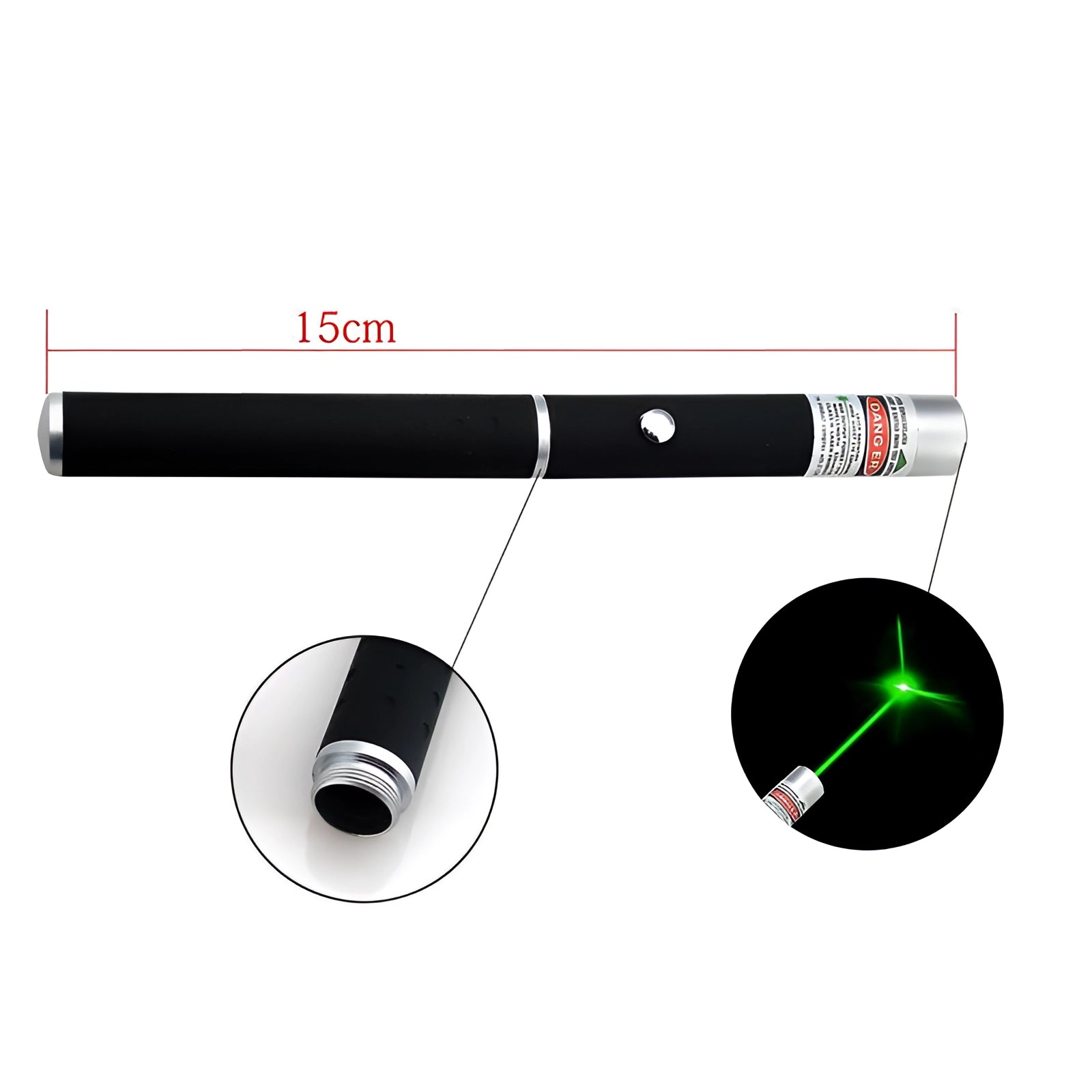 High Power Laser Pointer | Adjustable Focus Multi-Color Handheld Light