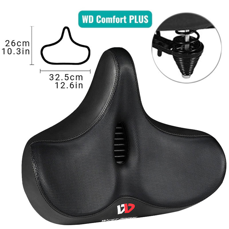 Ergonomic Bicycle Saddle | Breathable Wide Cycling Seat
