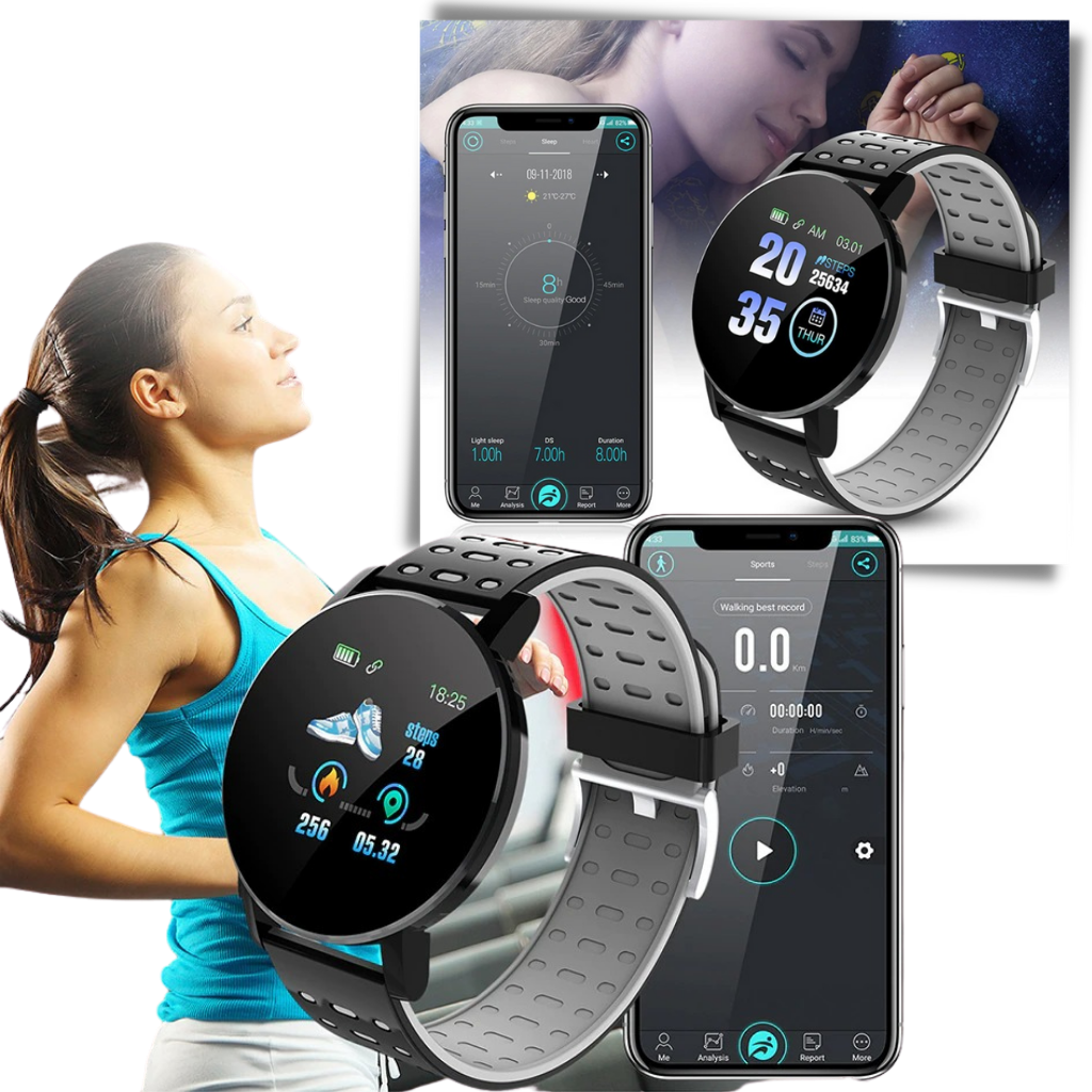 Unisex Sports Watch | Multifunction Fitness Tracking Device