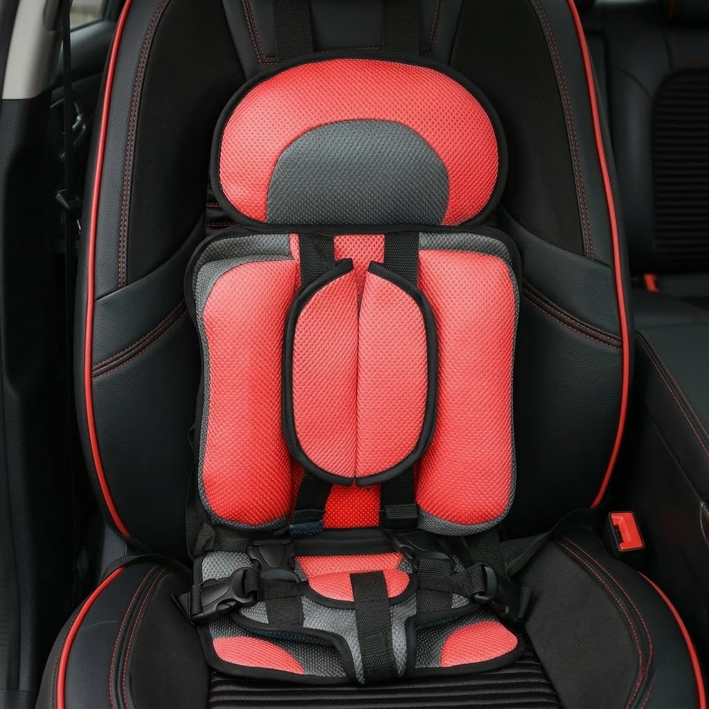 Children Car Safety Travel Booster Seat – Foldable Lightweight Portable Car Seat for Kids