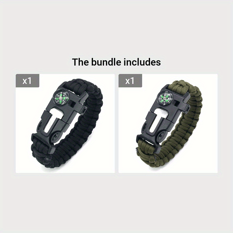 Camping Survival Bracelet | Paracord Outdoor Gear