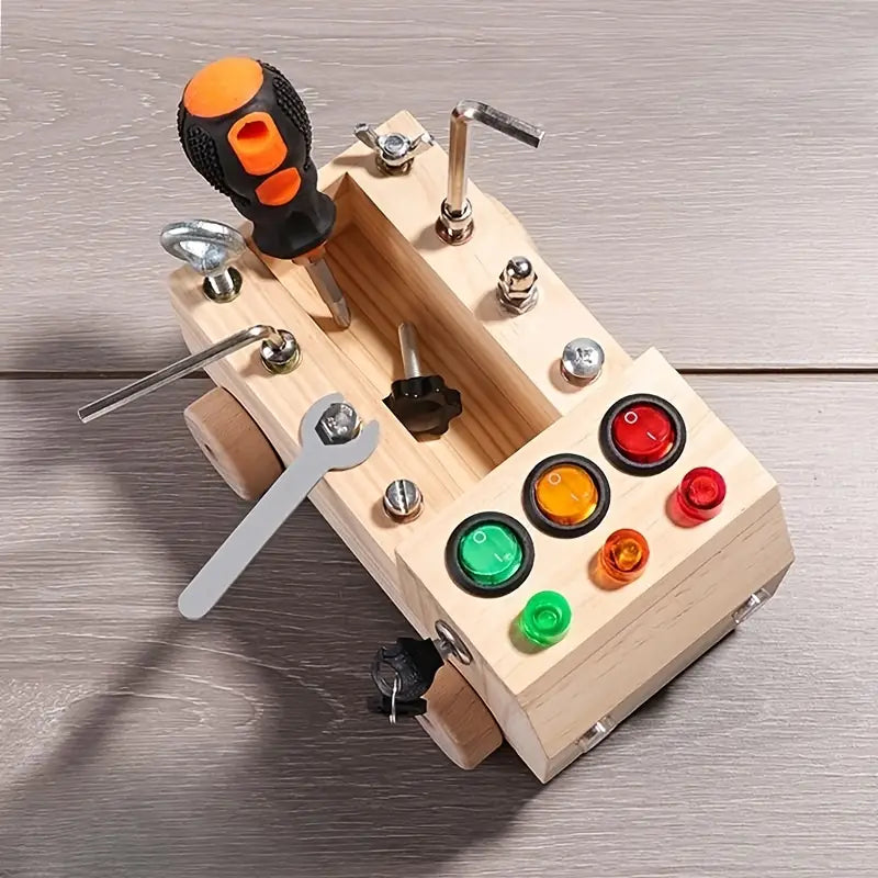 Montessori Busy Board | Interactive Learning Toy to Enhance Fine Motor Skills