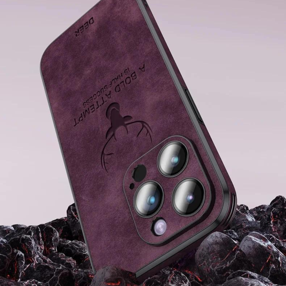 Real Leather iPhone Case | Shockproof, Stylish & Slim Design