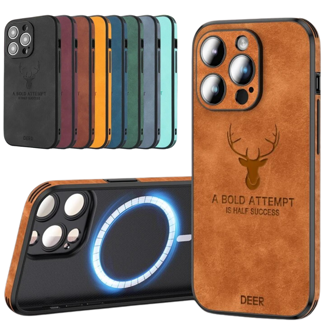 Real Leather iPhone Case | Shockproof, Stylish & Slim Design