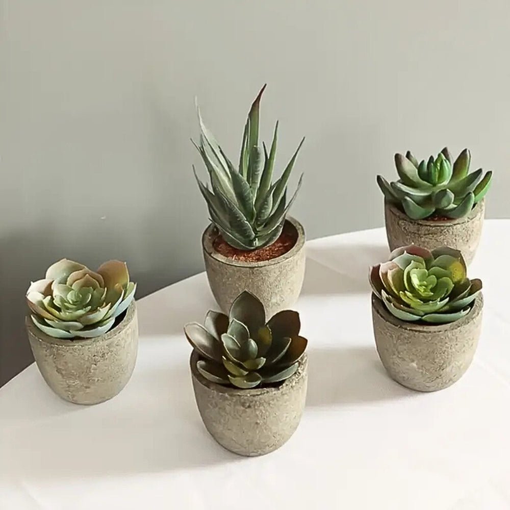 Artificial Plant | Elegant Artificial Succulents for a Refreshing Display - Luxyecs