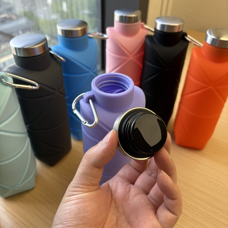 Collapsible Water Bottle | Portable Silicone Travel Flask