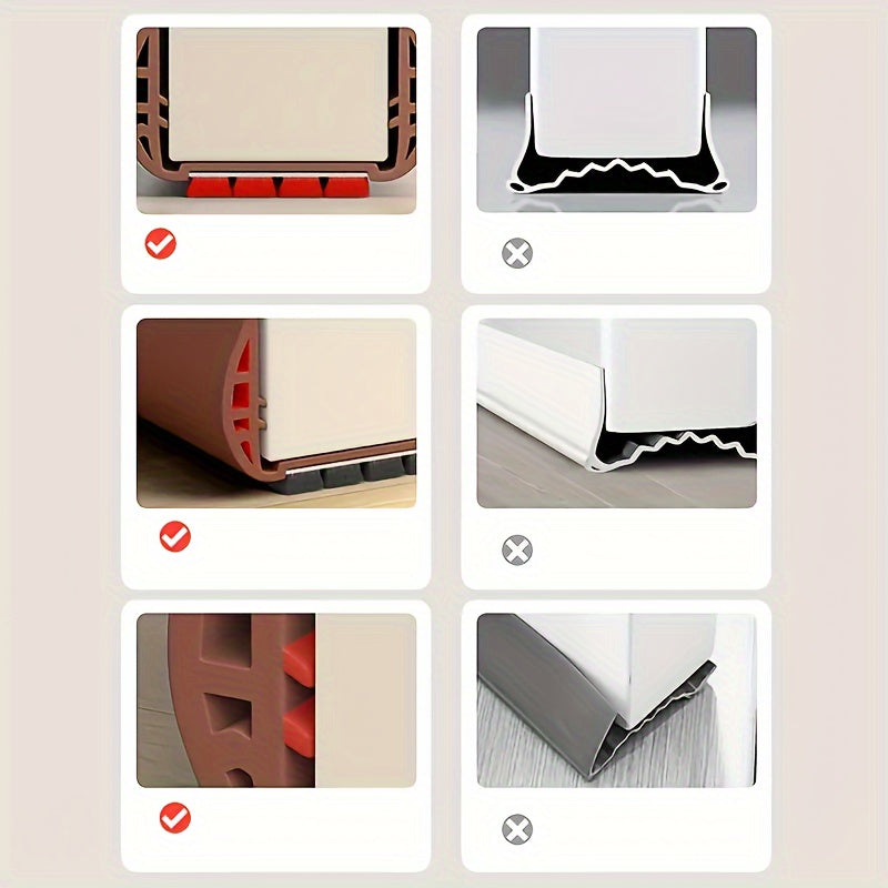 Adjustable Polyester Door Stopper | Windproof Insulating Sealing Strip
