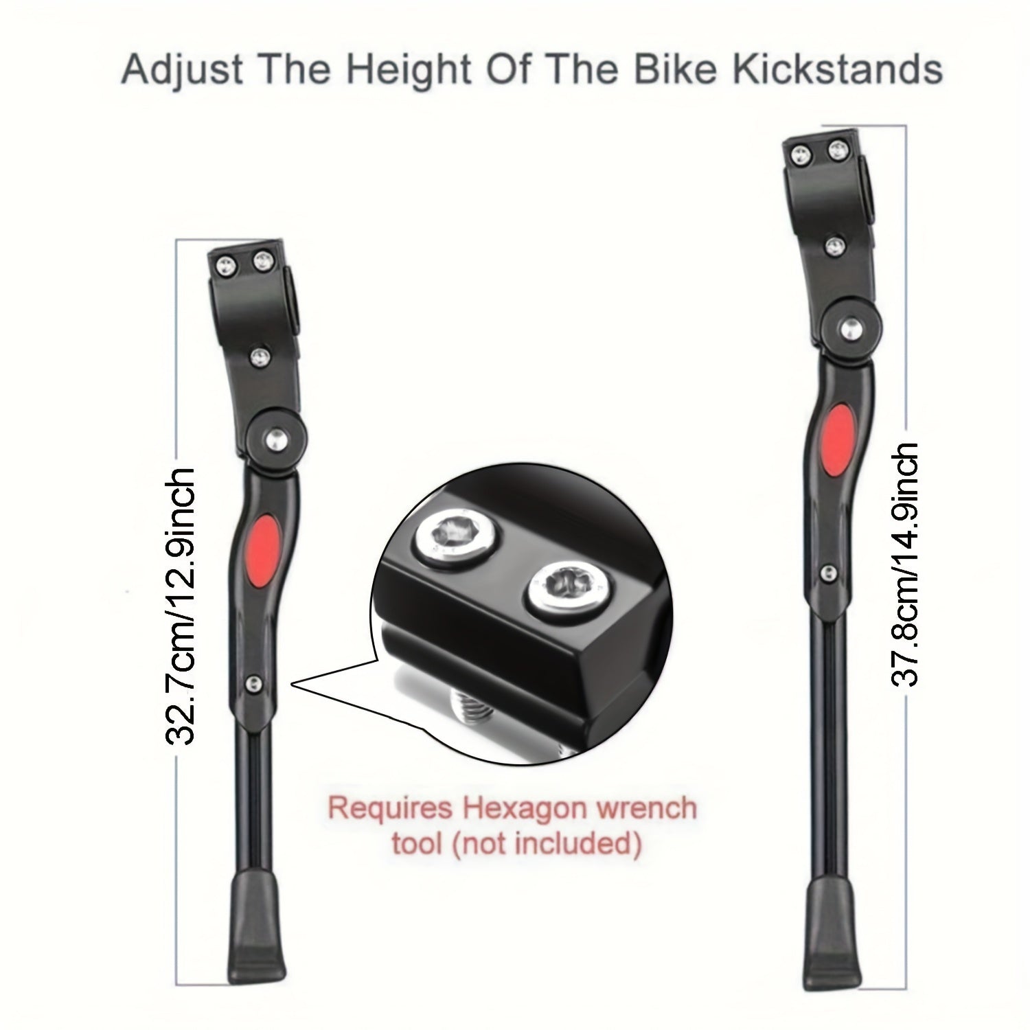 Adjustable Bicycle Kickstand – Heavy-Duty Side Stand for Stable Parkingk