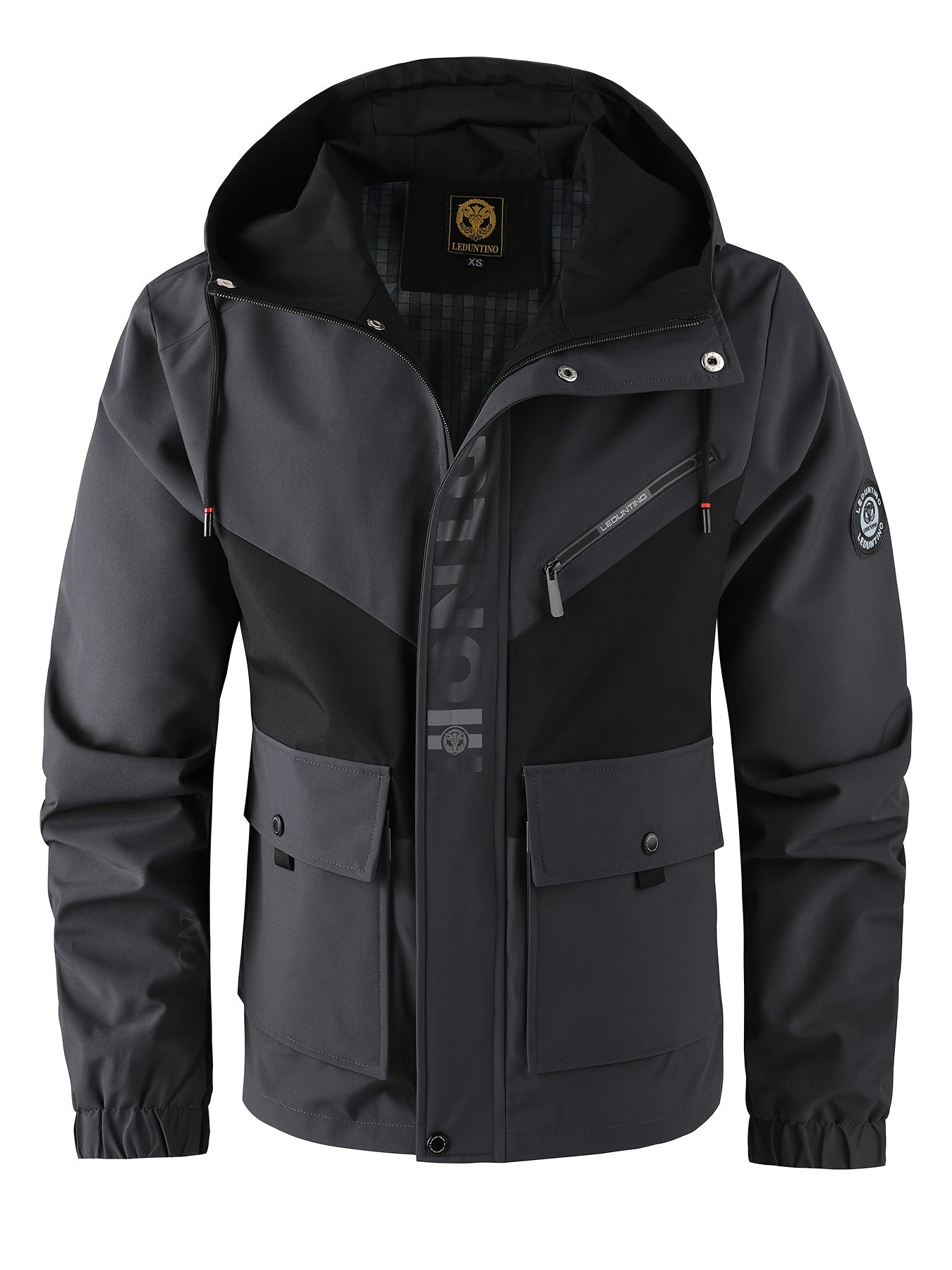 Men’s Hooded Jacket | Outdoor Windbreaker with Pockets