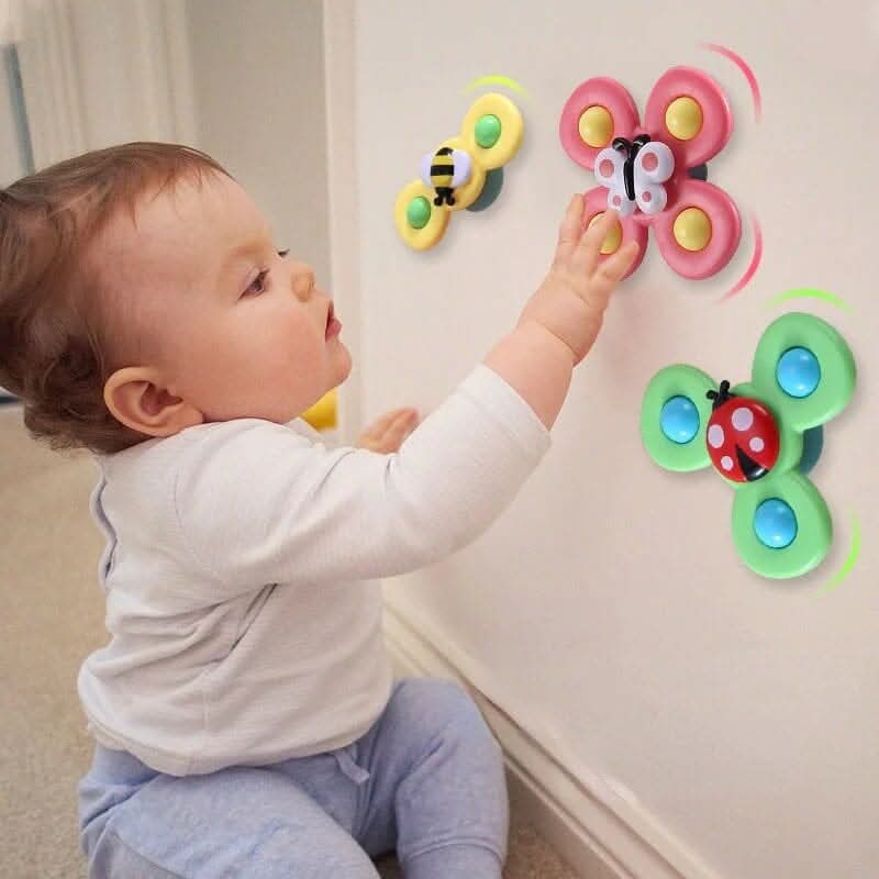 Baby Sensory Spinner Toy | Wall Suction Fidget Toy