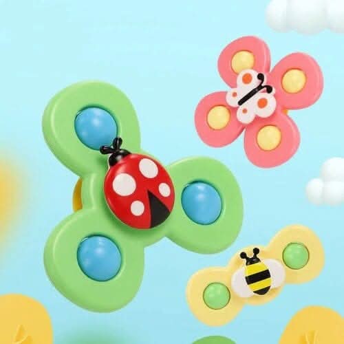 Baby Sensory Spinner Toy | Wall Suction Fidget Toy