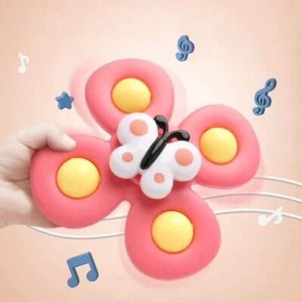 Baby Sensory Spinner Toy | Wall Suction Fidget Toy