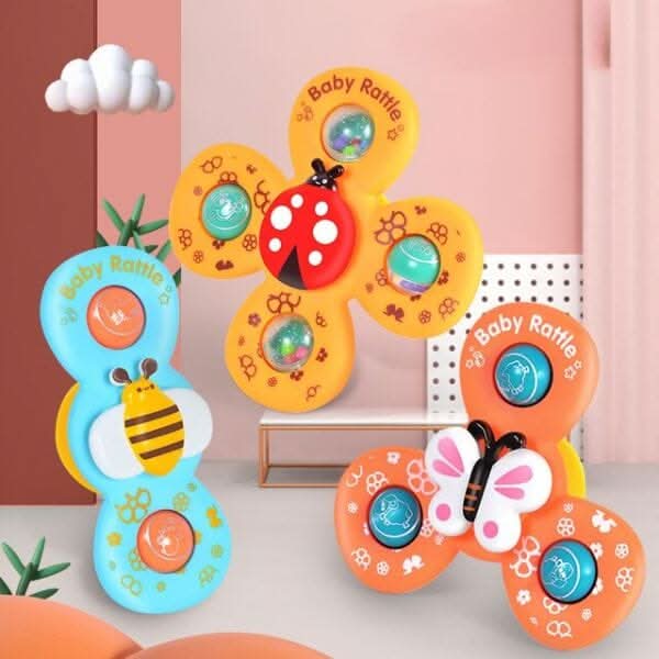 Baby Sensory Spinner Toy | Wall Suction Fidget Toy