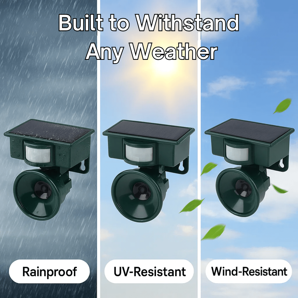 Birdguard Sensor – Motion-Activated Bird Repeller for Quiet Outdoor Spaces