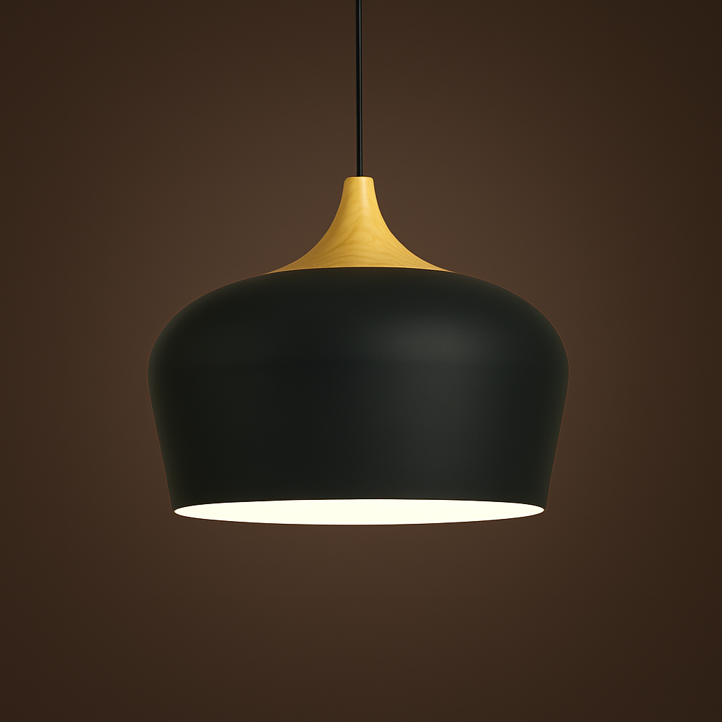 Pastel Palette Pendant Lights | Stylish Metal and Wood Lighting for Living Room