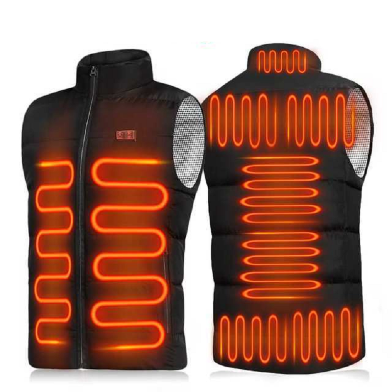 USB-Powered Warming Vest | Adjustable Heat Zones Design