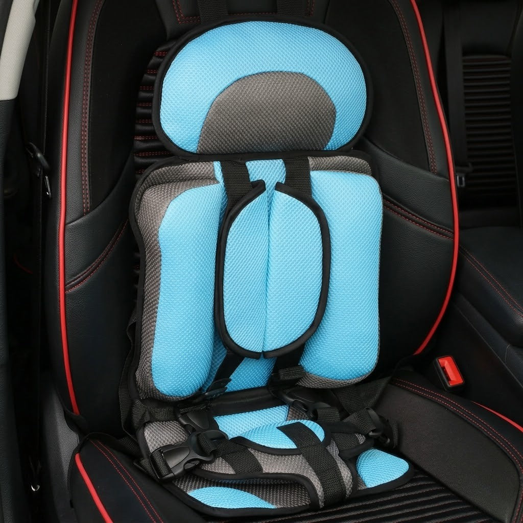 Children Car Safety Travel Booster Seat – Foldable Lightweight Portable Car Seat for Kids
