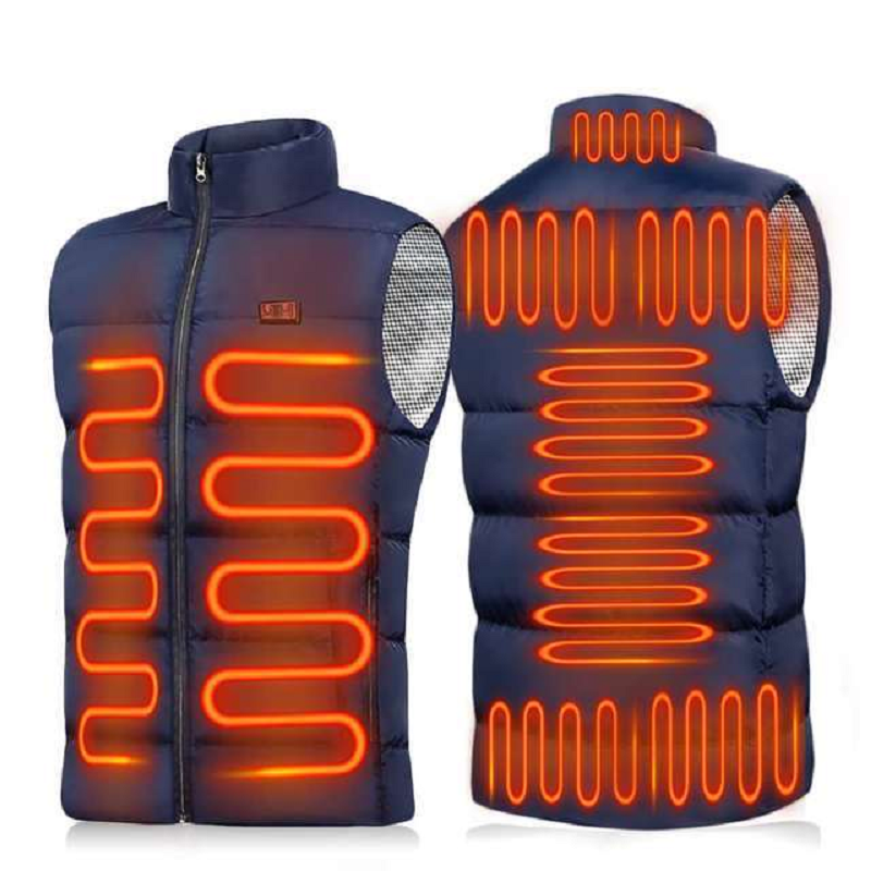 USB-Powered Warming Vest | Adjustable Heat Zones Design