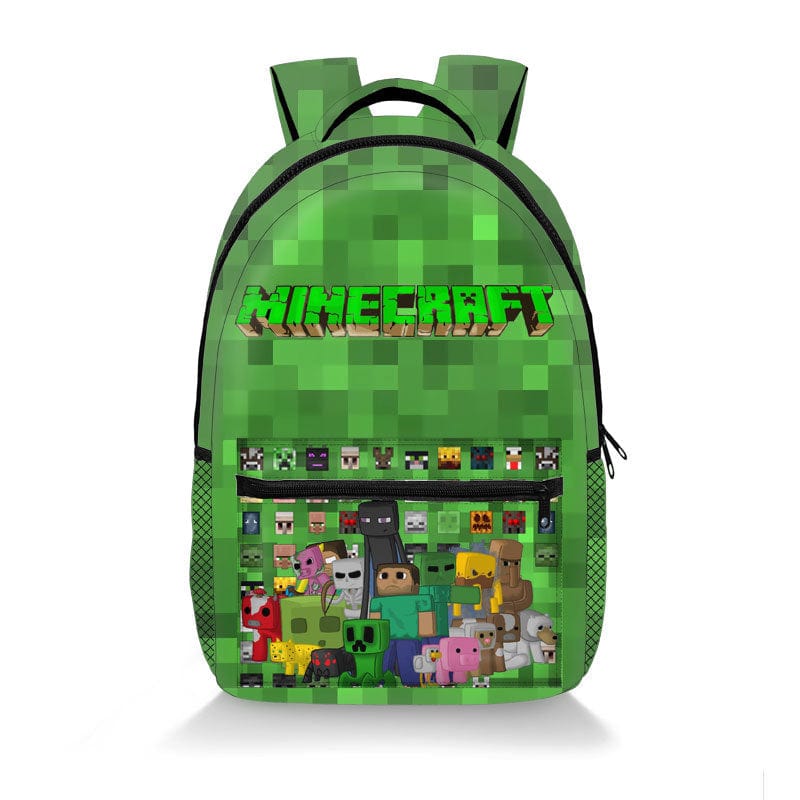 Minecraft School Backpack | Pixel Design Kids’ School Bag