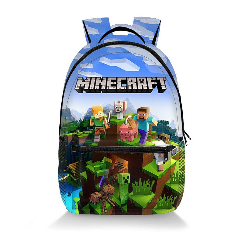 Minecraft School Backpack | Pixel Design Kids’ School Bag
