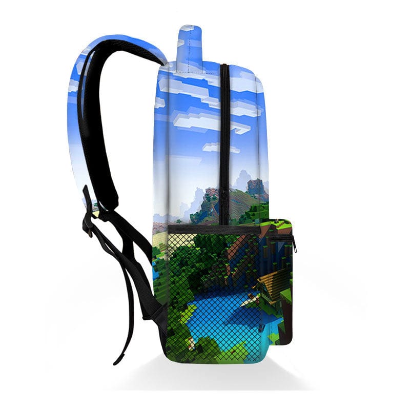 Minecraft School Backpack | Pixel Design Kids’ School Bag