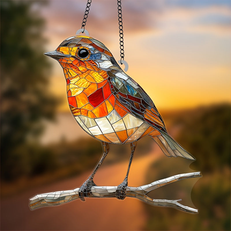Luxyecs | Acrylic Bird Sun Catcher, Hanging Wall Decoration