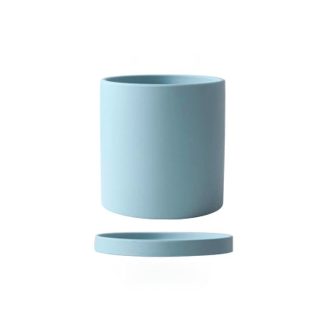 Ceramic Planter with Saucer | Elegant Indoor Plant Pot for Home Décor - Luxyecs