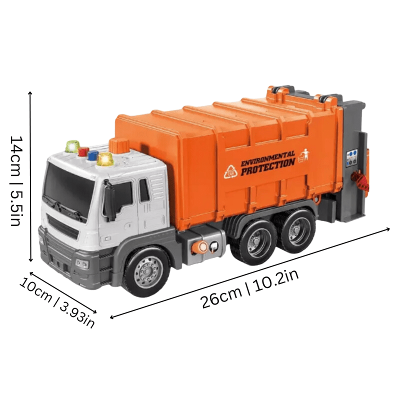 Children’s Educational Toy Garbage Truck Interactive Eco - Friendly for 3 - 5 Year Olds - Luxyecs