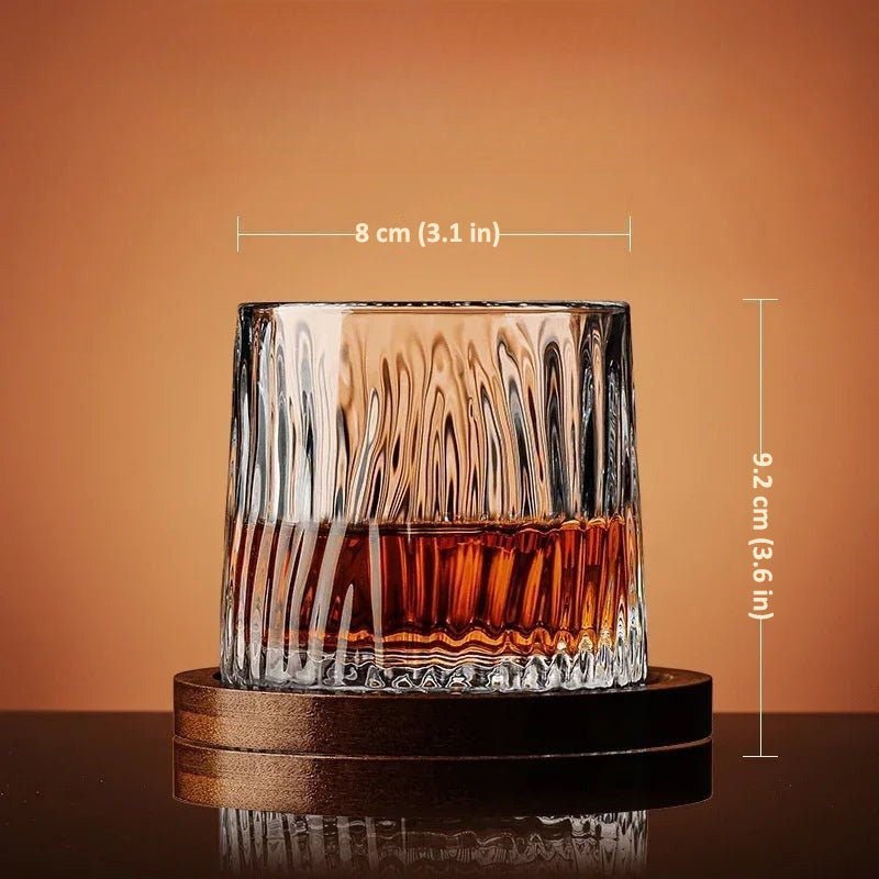 Crystal Glass Set | Exquisite Helios Crystal Whisky Glasses - Luxyecs