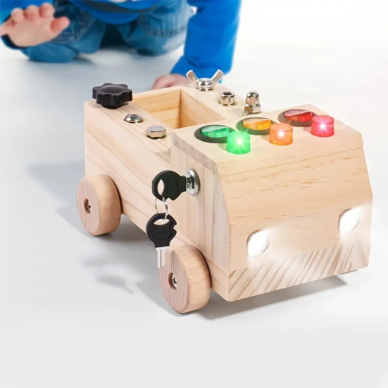 Montessori Busy Board | Interactive Learning Toy to Enhance Fine Motor Skills