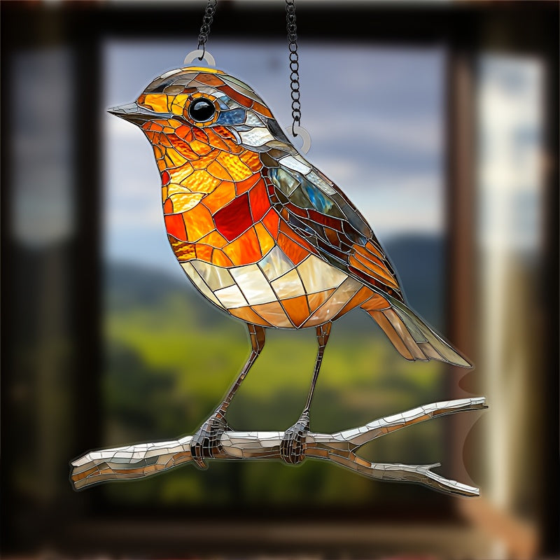 Luxyecs | Acrylic Bird Sun Catcher, Hanging Wall Decoration