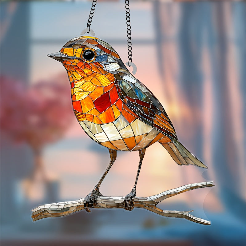 Luxyecs | Acrylic Bird Sun Catcher, Hanging Wall Decoration